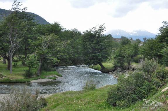 O belo visual do parque nacional Tierra del Fuego, em Ushuaia, no sul da Terra do Fogo, na Argentina